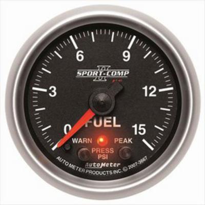 Auto Meter Sport-Comp PC Fuel Pressure Gauge - 3667